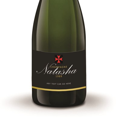 Personalised Champagne - Black Lable